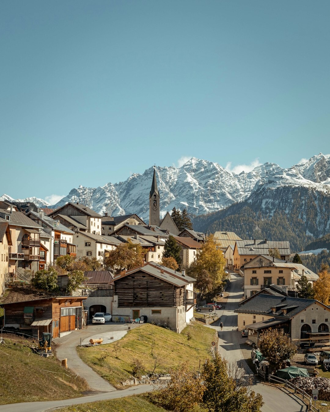 swiss alps village