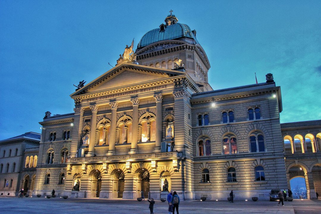 modern swiss parliament building